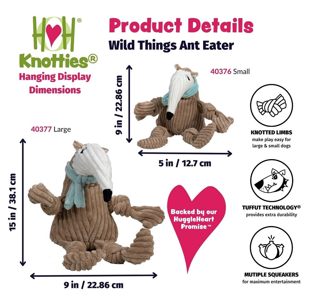 HuggleHounds Nibblet Ameisenbär – Ansicht 4