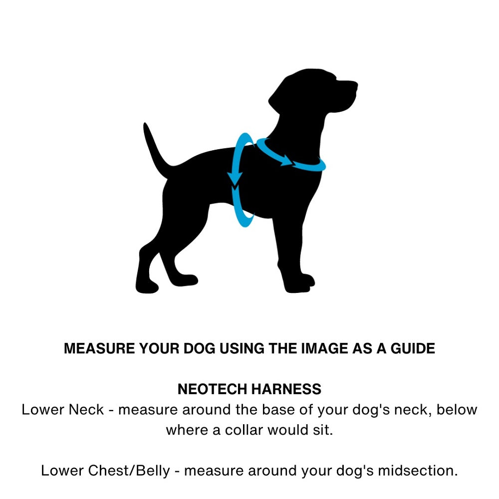 DOOG Neotech Hundegeschirr - Schwarz