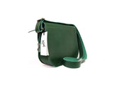 Satteltasche aus Leder in Grün – Ansicht 2