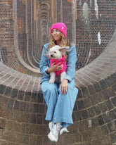 Partnerlook: Beanie Fandango Pink und passender Hundepullover