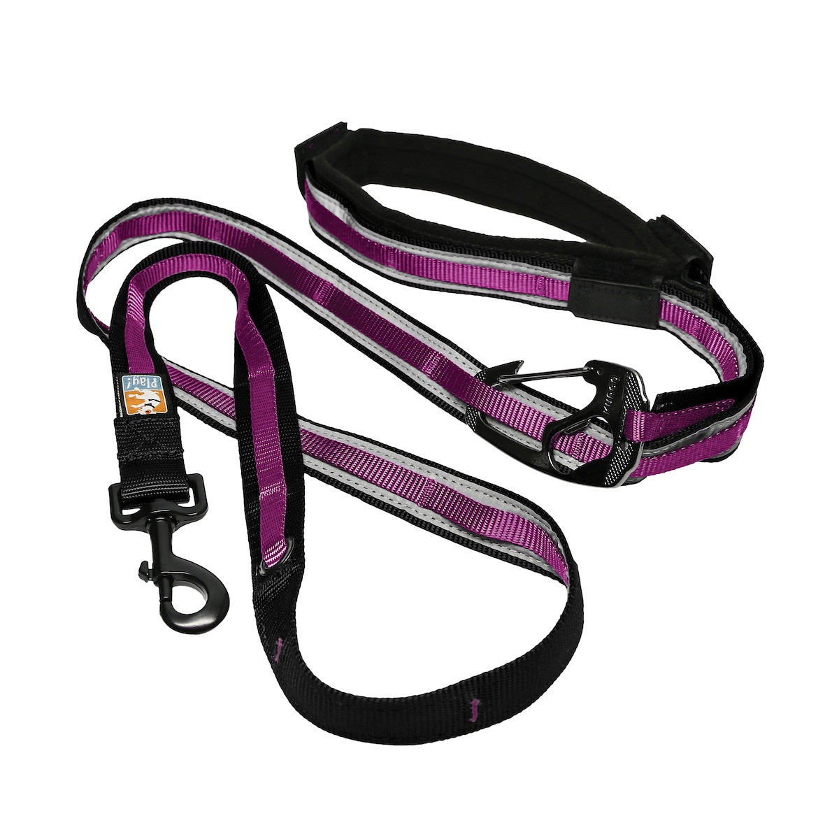 Kurgo Quantum 6-in-1 Hundeleine in Bordeaux