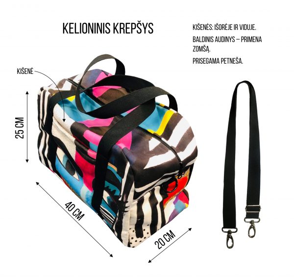Reisetasche Tulpen in Bunt – Ansicht 5
