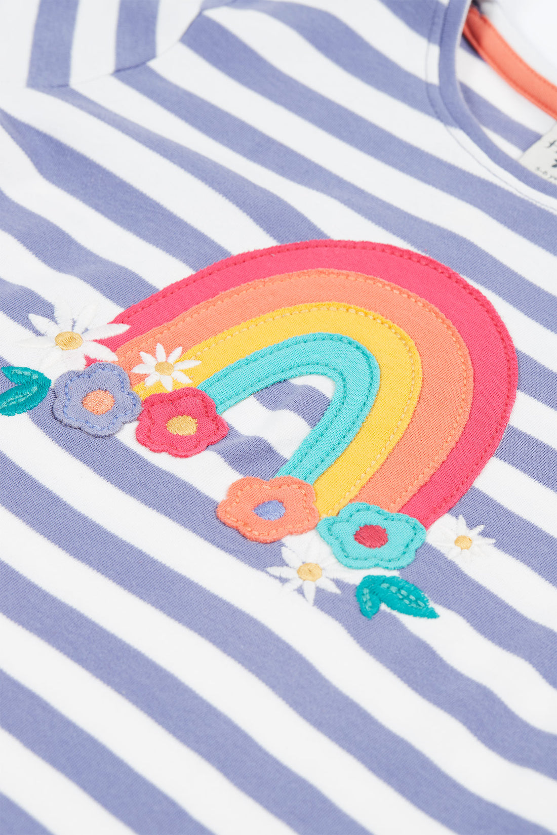 Frugi Langarmshirt Lila Regenbogen – Ansicht 2