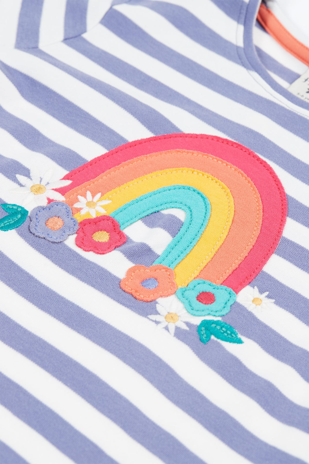 Frugi Langarmshirt Lila Regenbogen – Ansicht 2