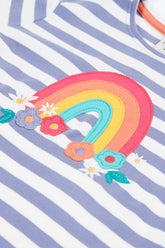 Frugi Langarmshirt Lila Regenbogen – Ansicht 2