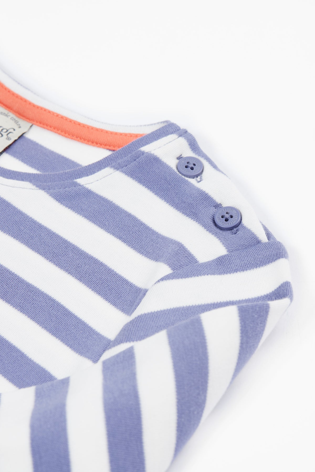 Frugi Langarmshirt Lila Regenbogen – Ansicht 4