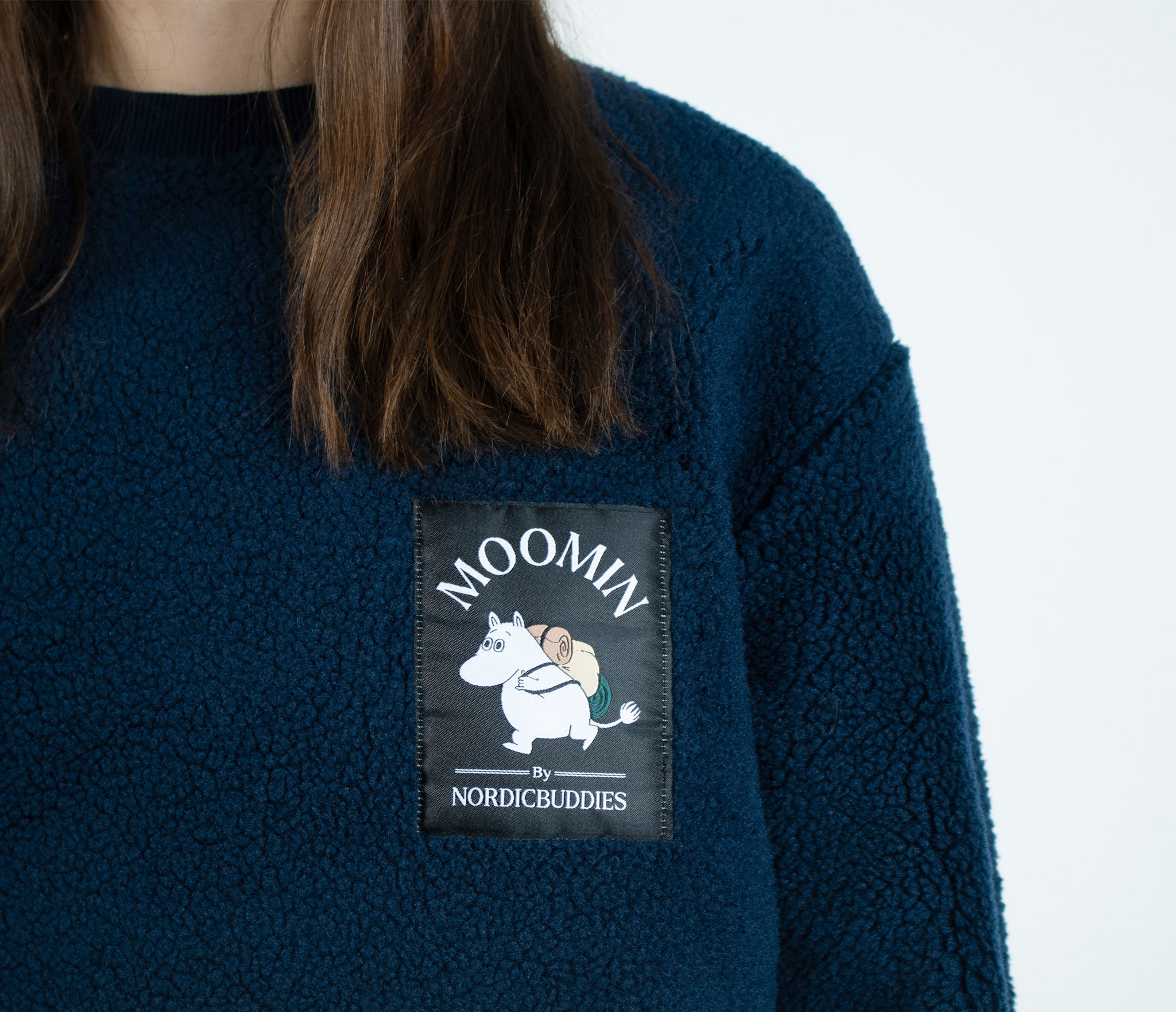 Adventure Fleece Mumin - Navy/Weiß