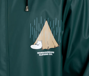 Regenjacke Mumin Adventure - Dunkelgrün