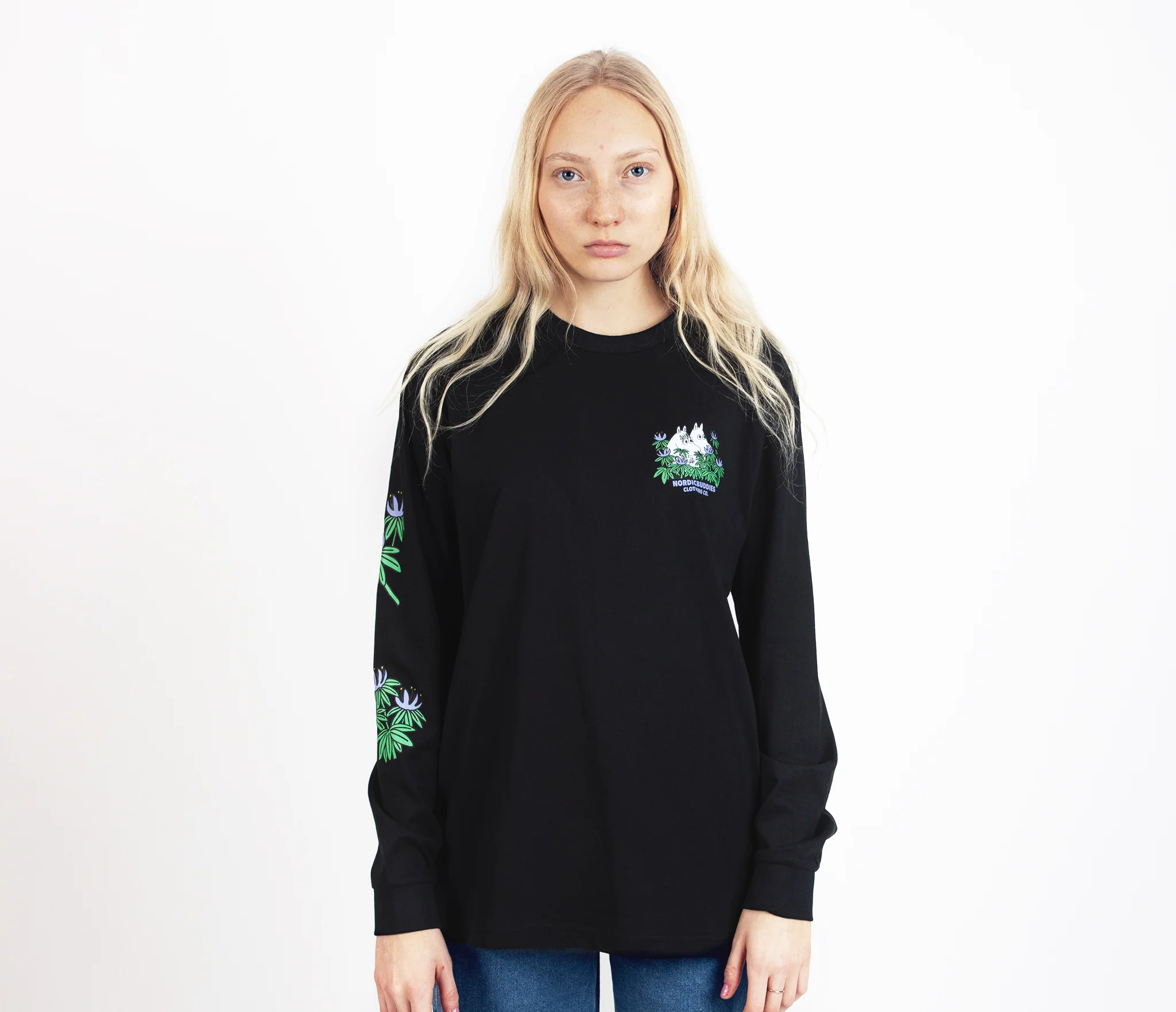 Longsleeve Shirt Hide and Seek Unisex - Schwarz