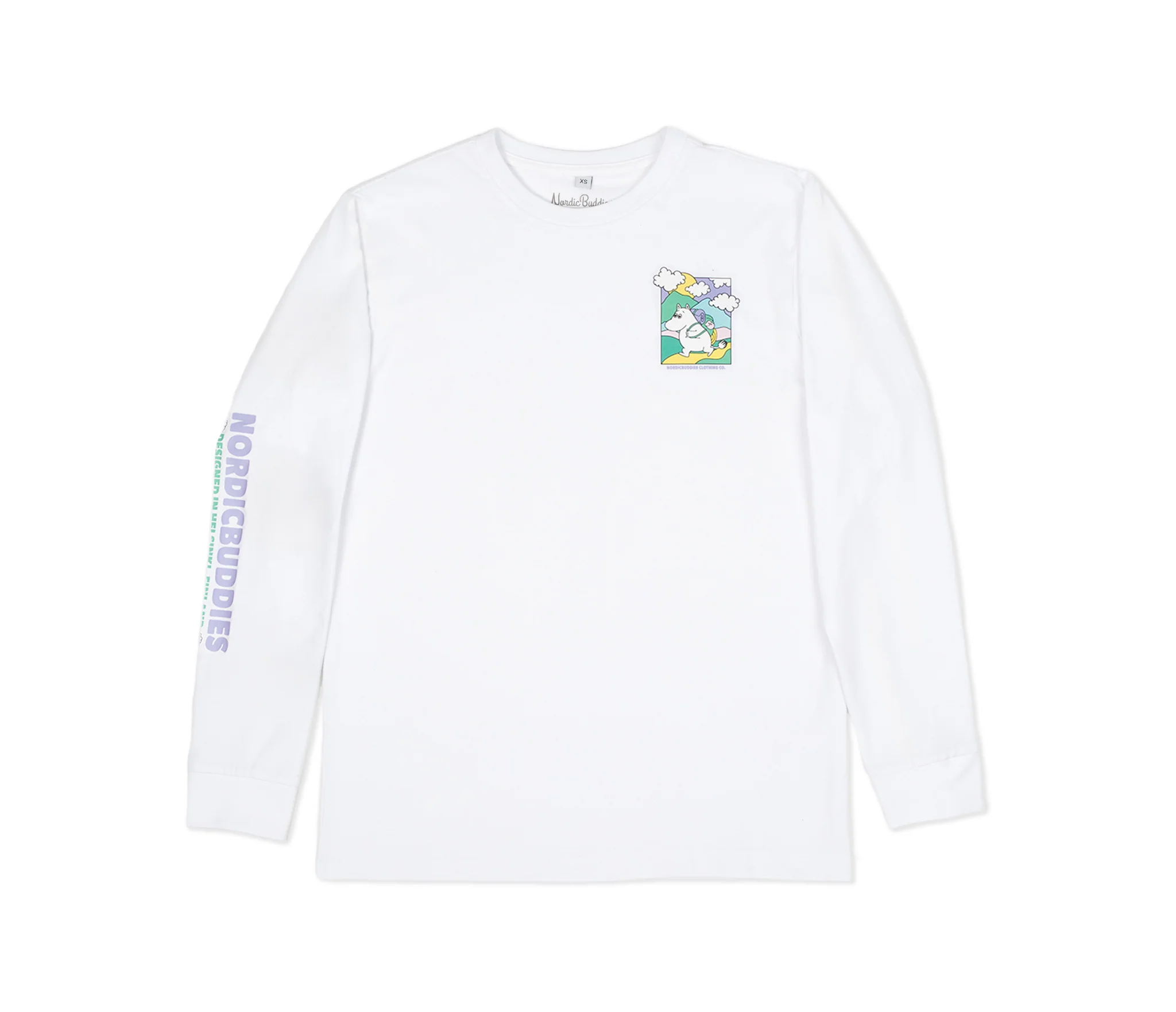 Longsleeve Shirt Mumin Adventure - Weiß