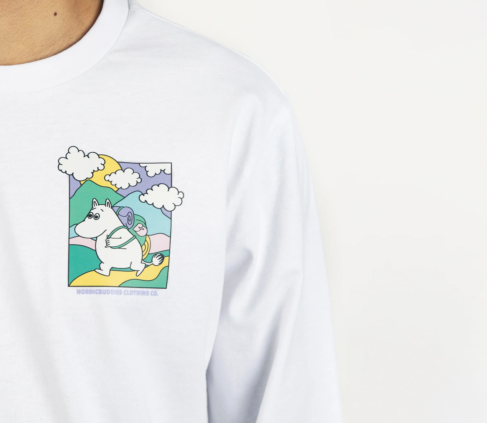 Longsleeve Shirt Mumin Adventure - Weiß