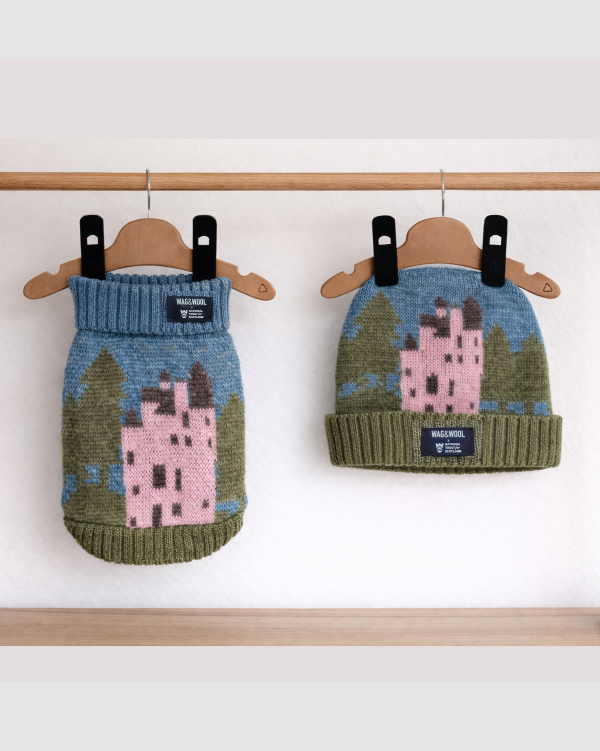 Hundepullover Britische Wolle - Pink Castle