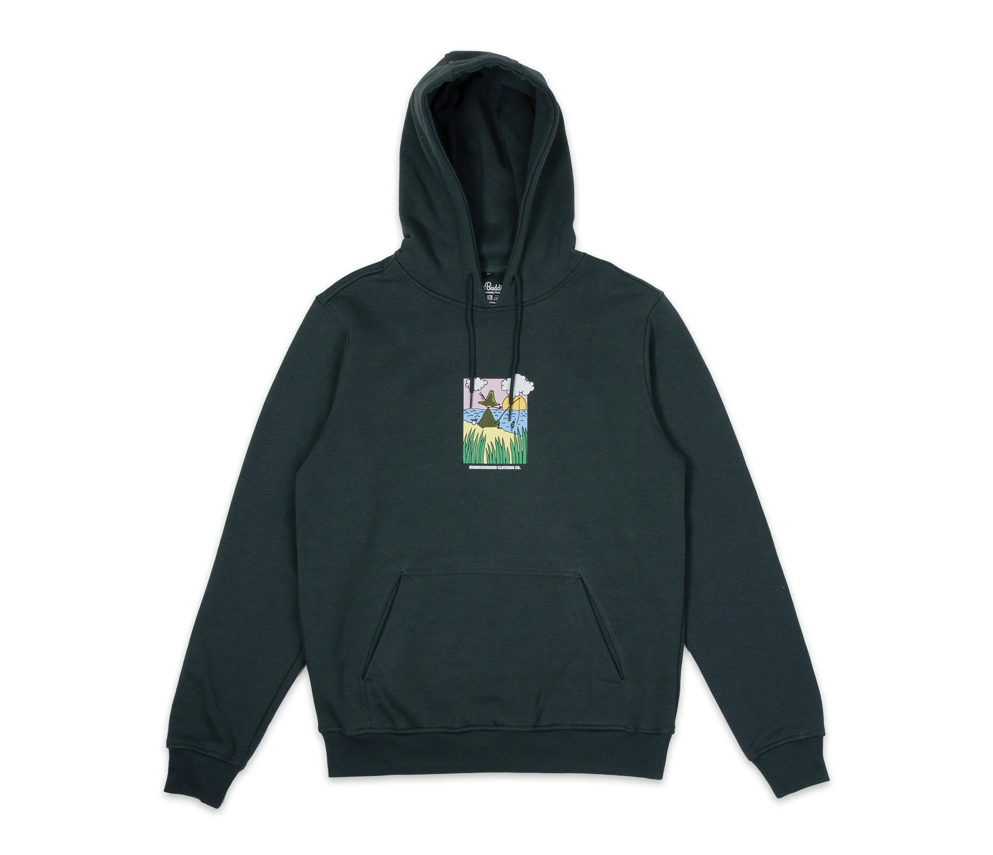 Snufkin Fishing Hoodie Unisex - Dunkelgrün