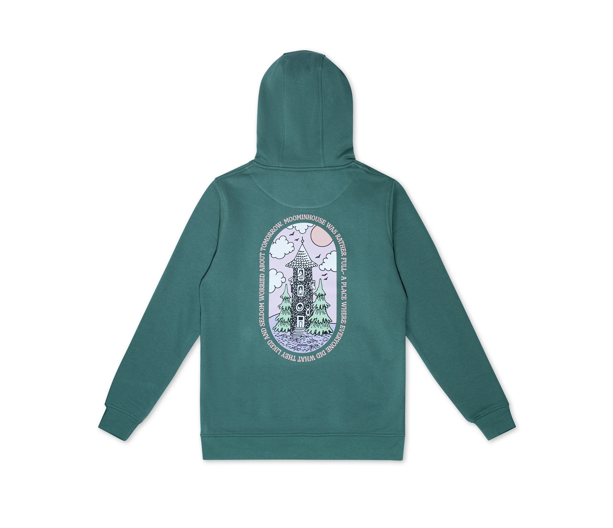 Organic Premium Hoodie Mumin - Grün