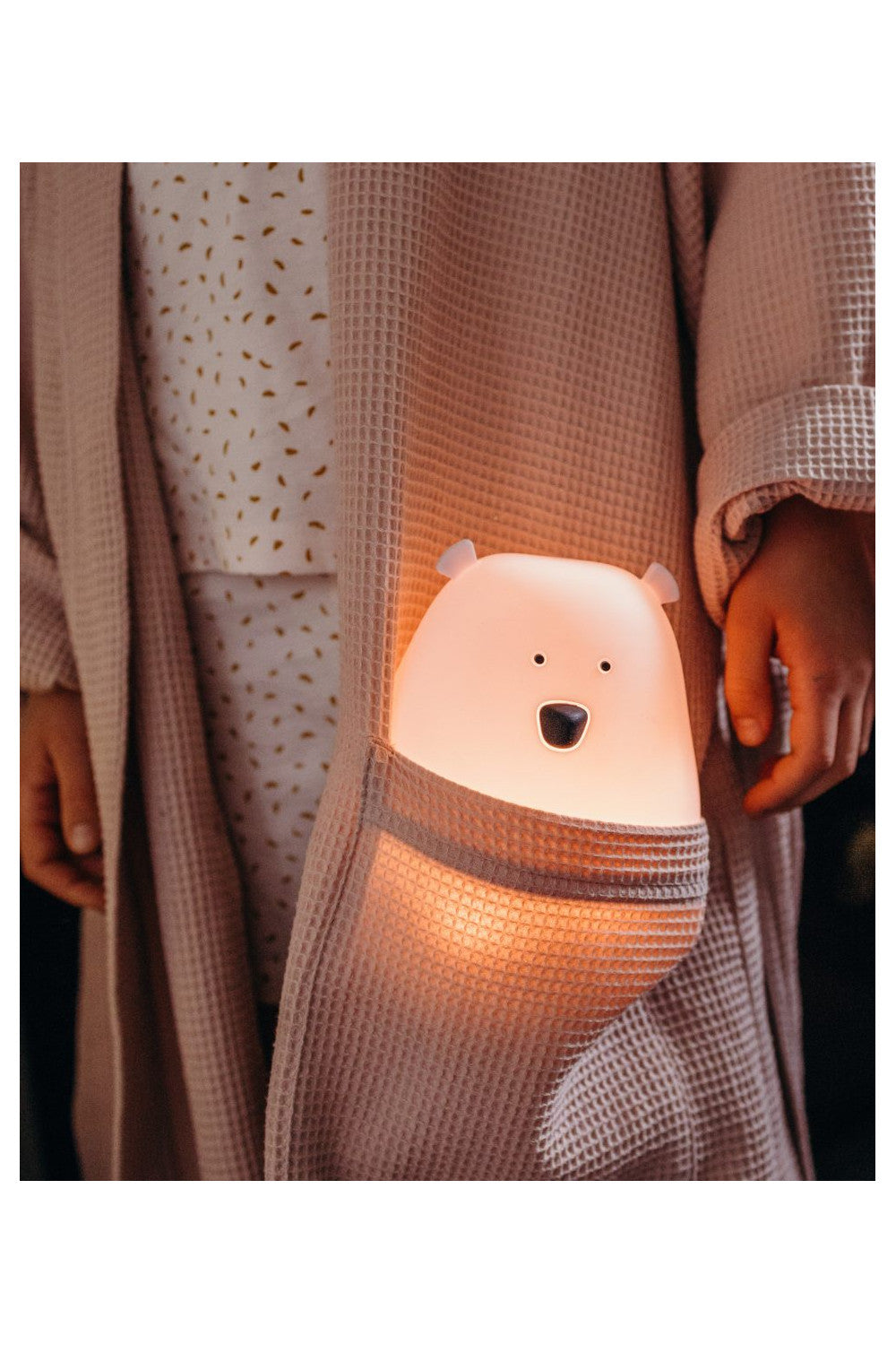 Big Bear Silikon-Lampe mit Fernbedienung - Pink