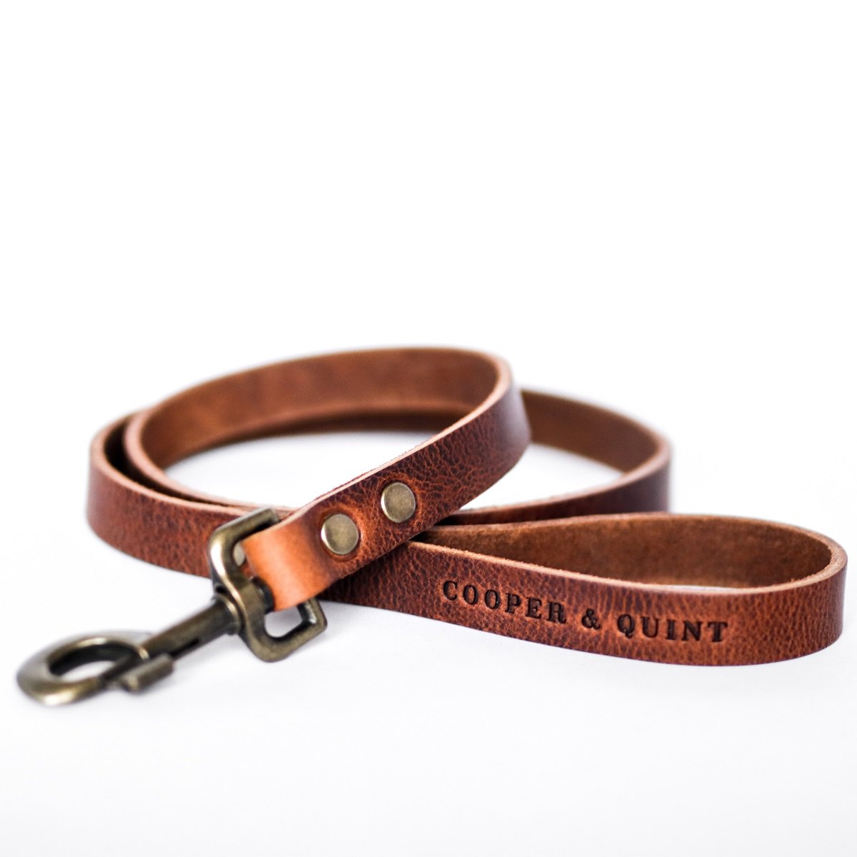 Lederleine in Braun von Cooper &amp; Quint