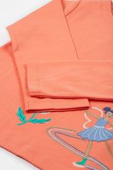 Frugi Langarmshirt Koralle Fee – Ansicht 3