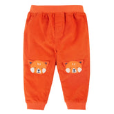 Frugi Kinder Cordhose Orange mit Rotem Panda