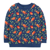 Frugi Kinder Sweatshirt Navy mit Rotem Panda