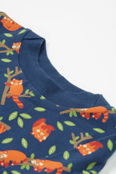 Frugi Sweatshirt Navy Roter Panda – Ansicht 4