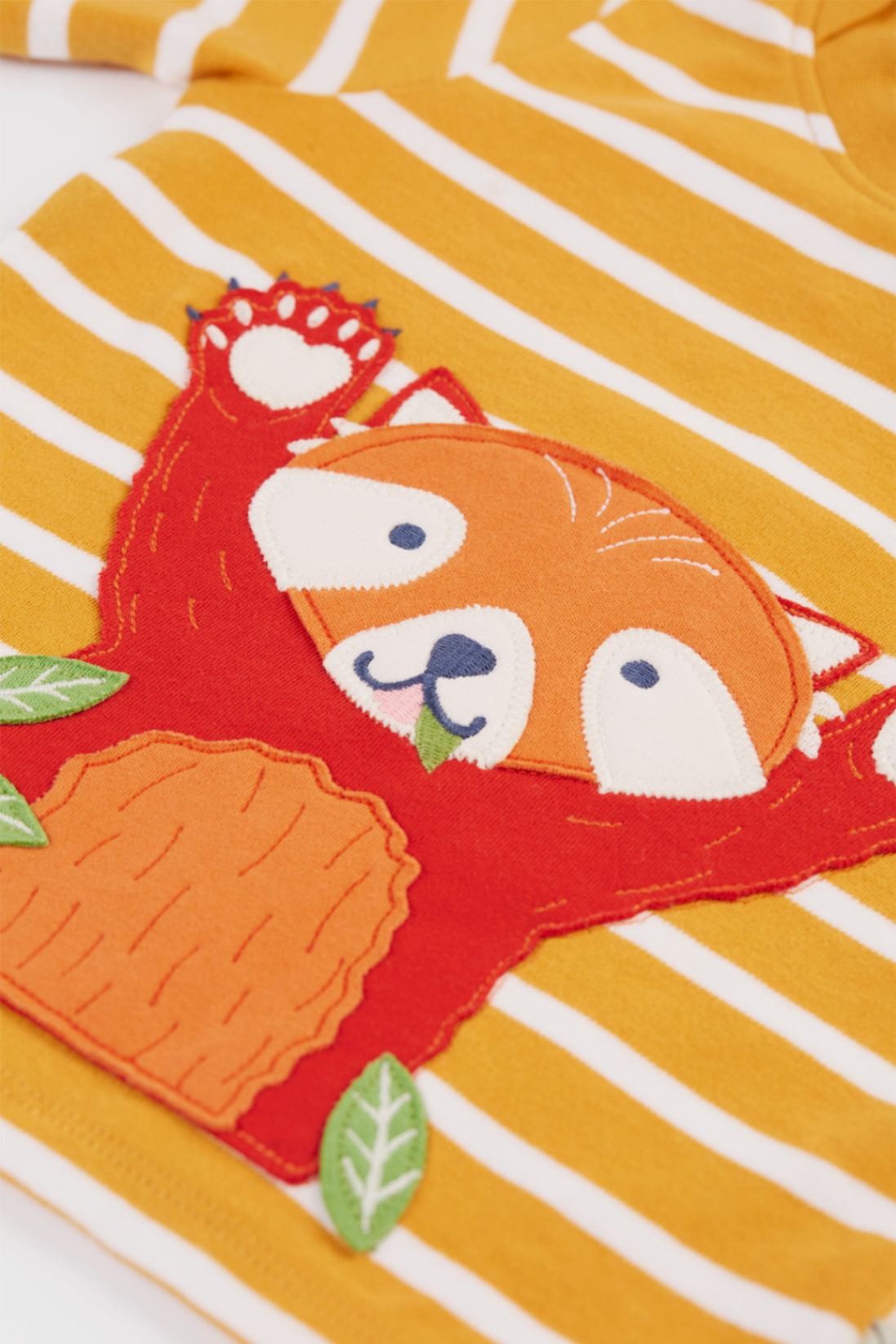 Frugi Langarmshirt Gelb Roter Panda – Ansicht 3
