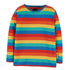 Frugi Kinder Ringelshirt Regenbogen Blau