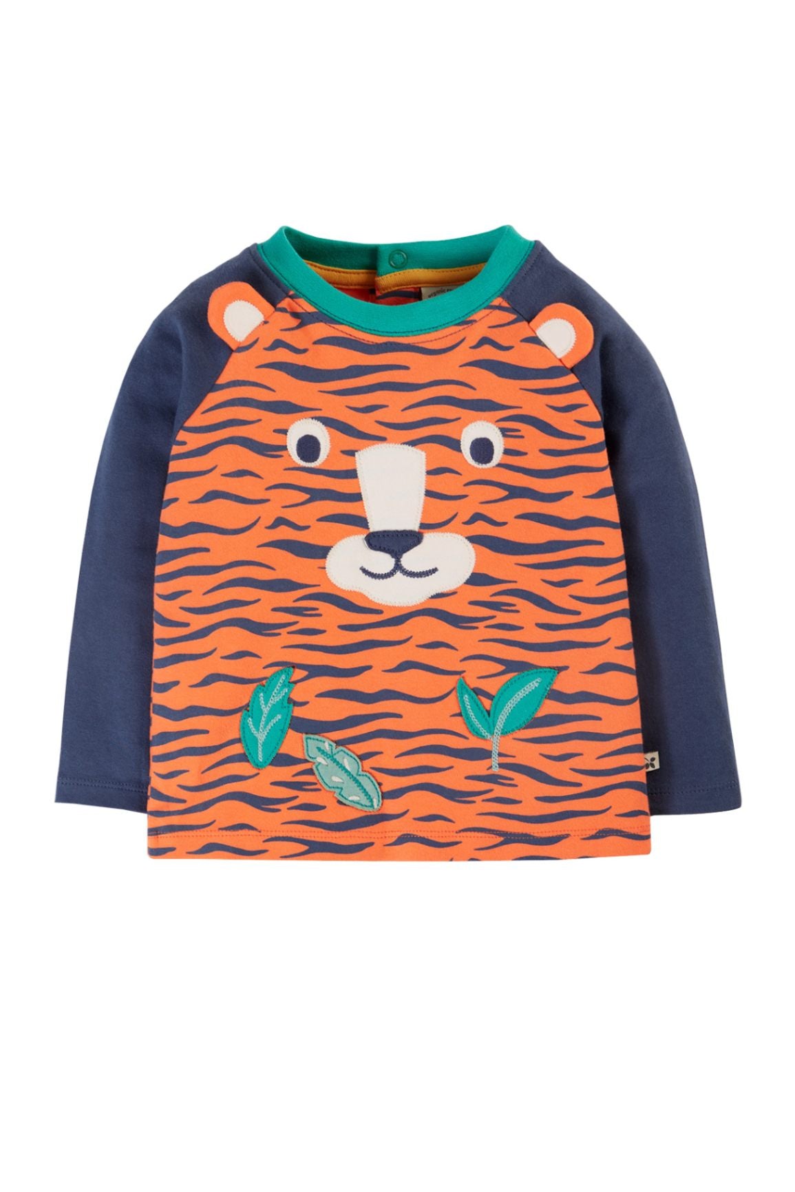 Frugi Kinder Langarmshirt Orange mit Tiger
