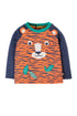 Frugi Kinder Langarmshirt Orange mit Tiger