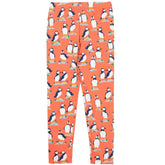 Frugi Libby Leggings Koralle mit Papageientauchern