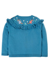 Frugi Romi Strickjacke Petrol – Ansicht 3