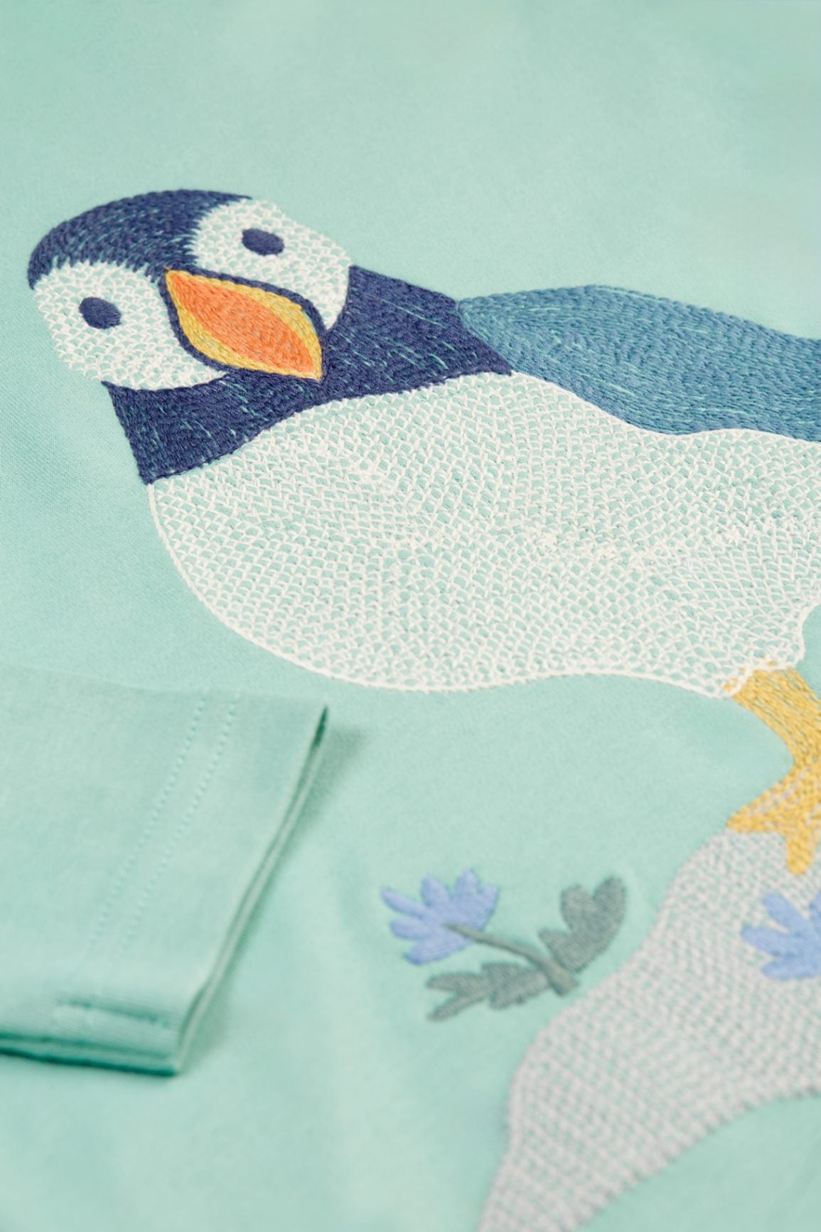 Frugi Adventure Langarmshirt Mintgrün – Ansicht 2