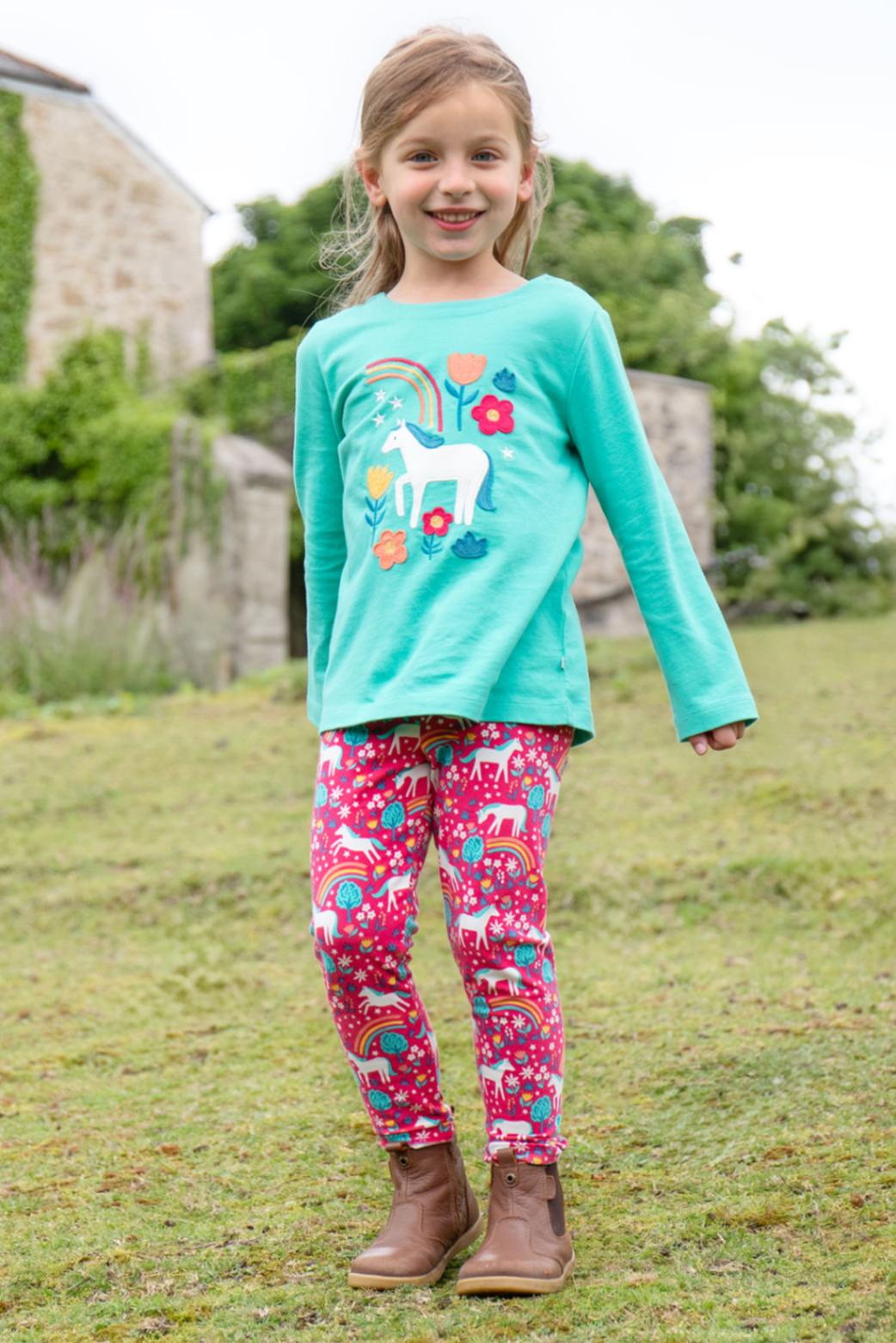 Frugi Libby Leggings Pferde – Ansicht 2