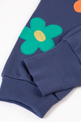 Frugi Jogginghose Navy Blumen – Ansicht 3