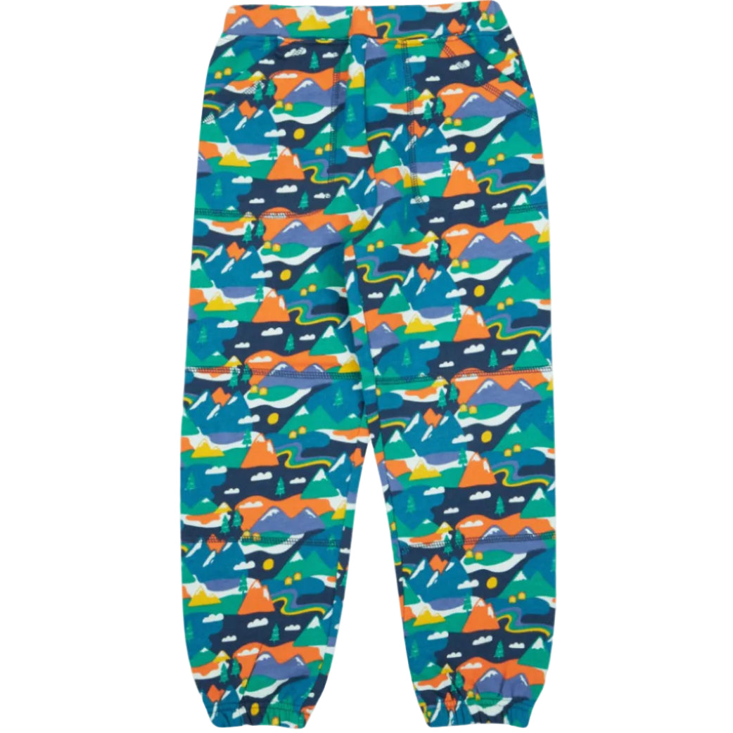 Frugi Kinder Jogginghose Navy mit Gebirgsmuster