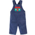 Frugi Durgan Cord-Latzhose Navy mit Haus