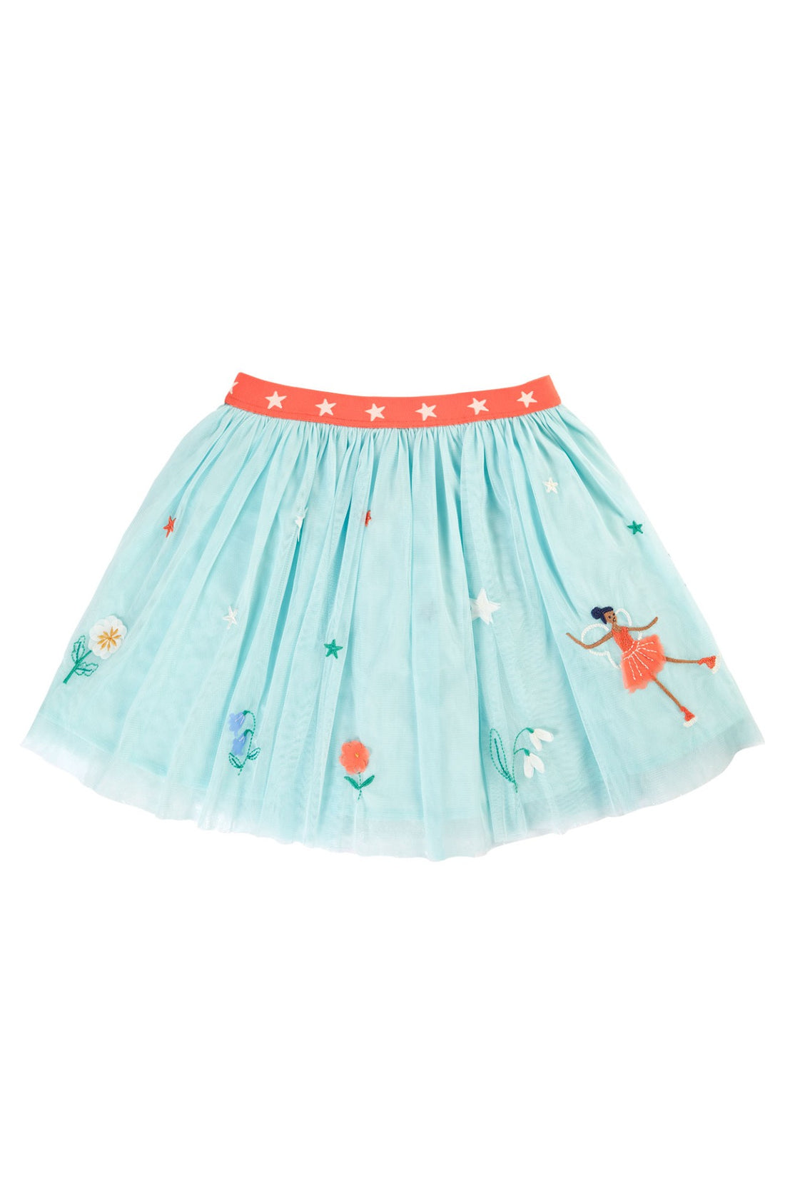 Frugi Scarlett Twirly Rock Eisblau mit Feen