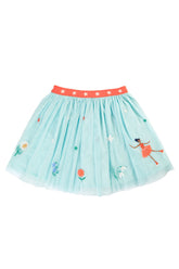 Frugi Scarlett Twirly Rock Eisblau mit Feen