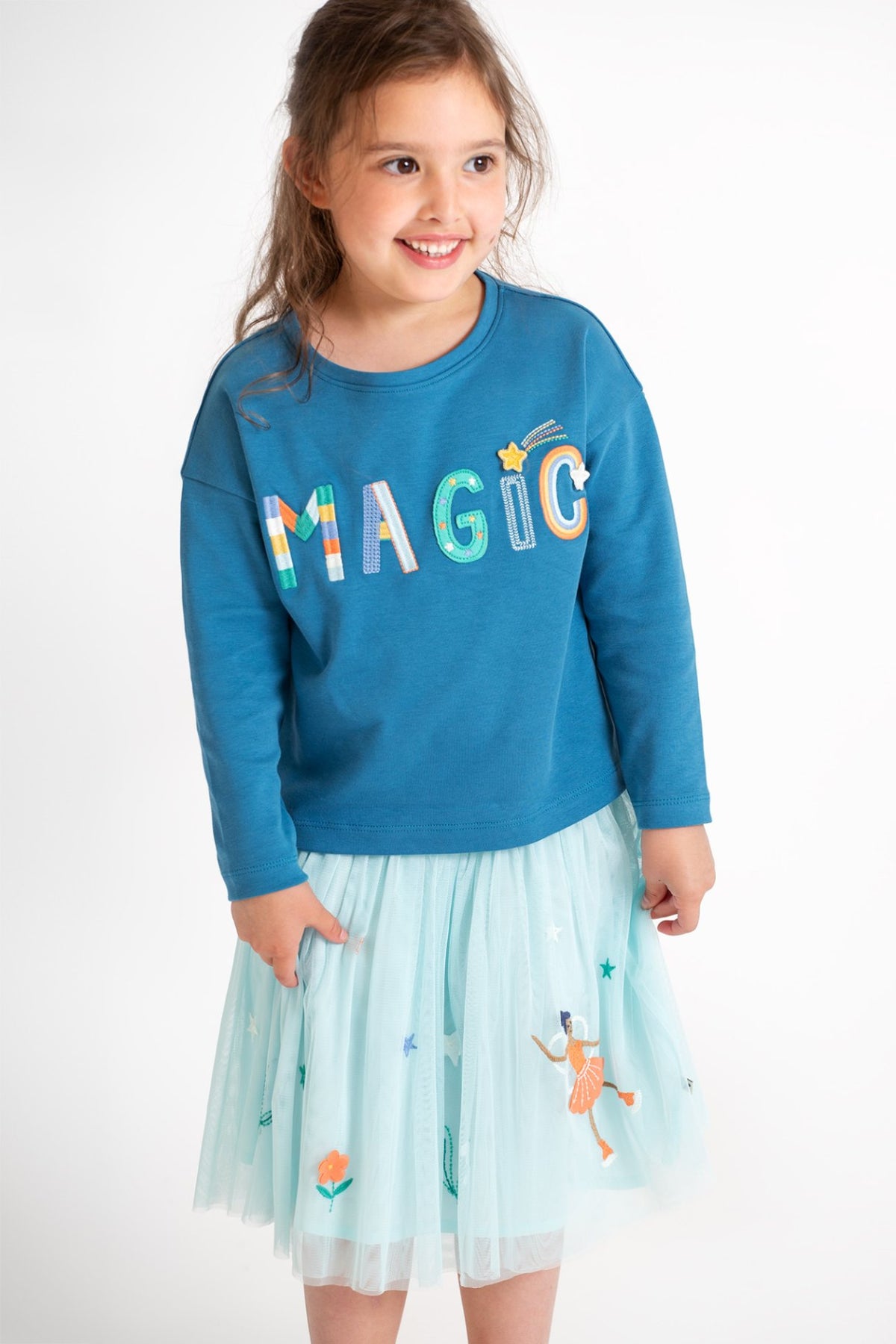 Frugi Scarlett Rock Eisblau – Ansicht 2