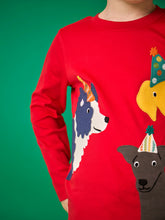 Frugi Adventure Langarmshirt Rot – getragen