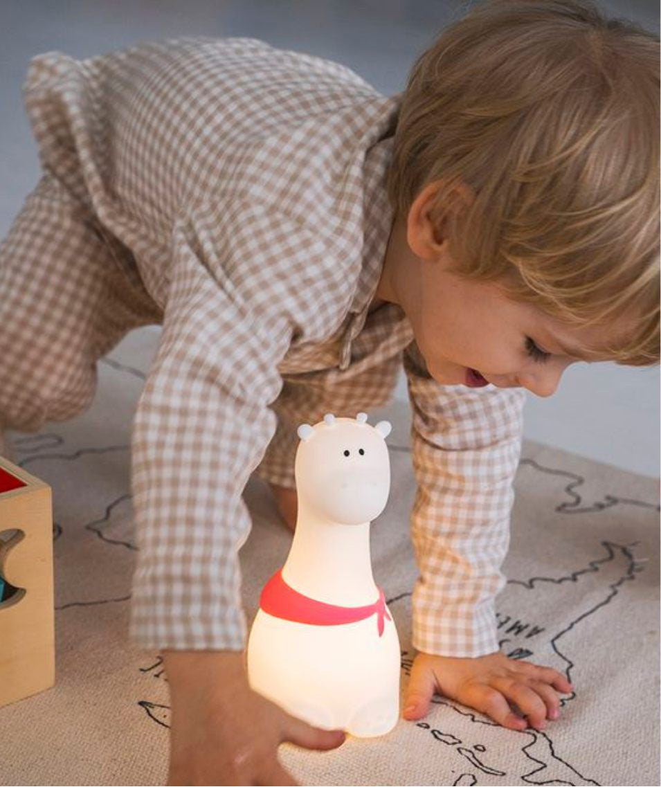 Giraffe Silikon-Lampe - Weiß