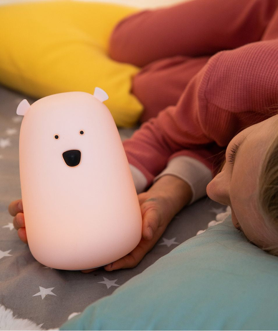 Big Bear Silikon-Lampe mit Fernbedienung - Pink