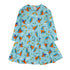 Frugi Sofia Skaterkleid mit Eisvogel und Regenbogen