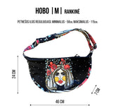 Hobo Tasche in Bordeauxbraun mit Herz – Ansicht 4