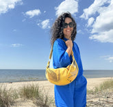 Hobo Tasche in Zitronengelb