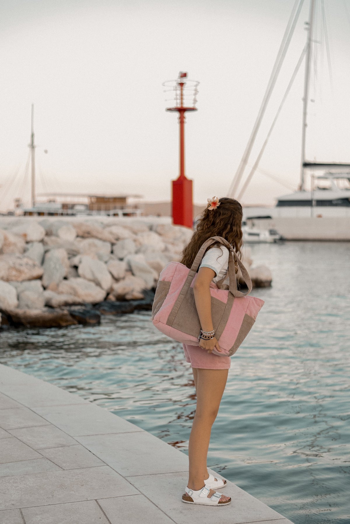 Weekender Tasche in Pink Coffee – Ansicht 4