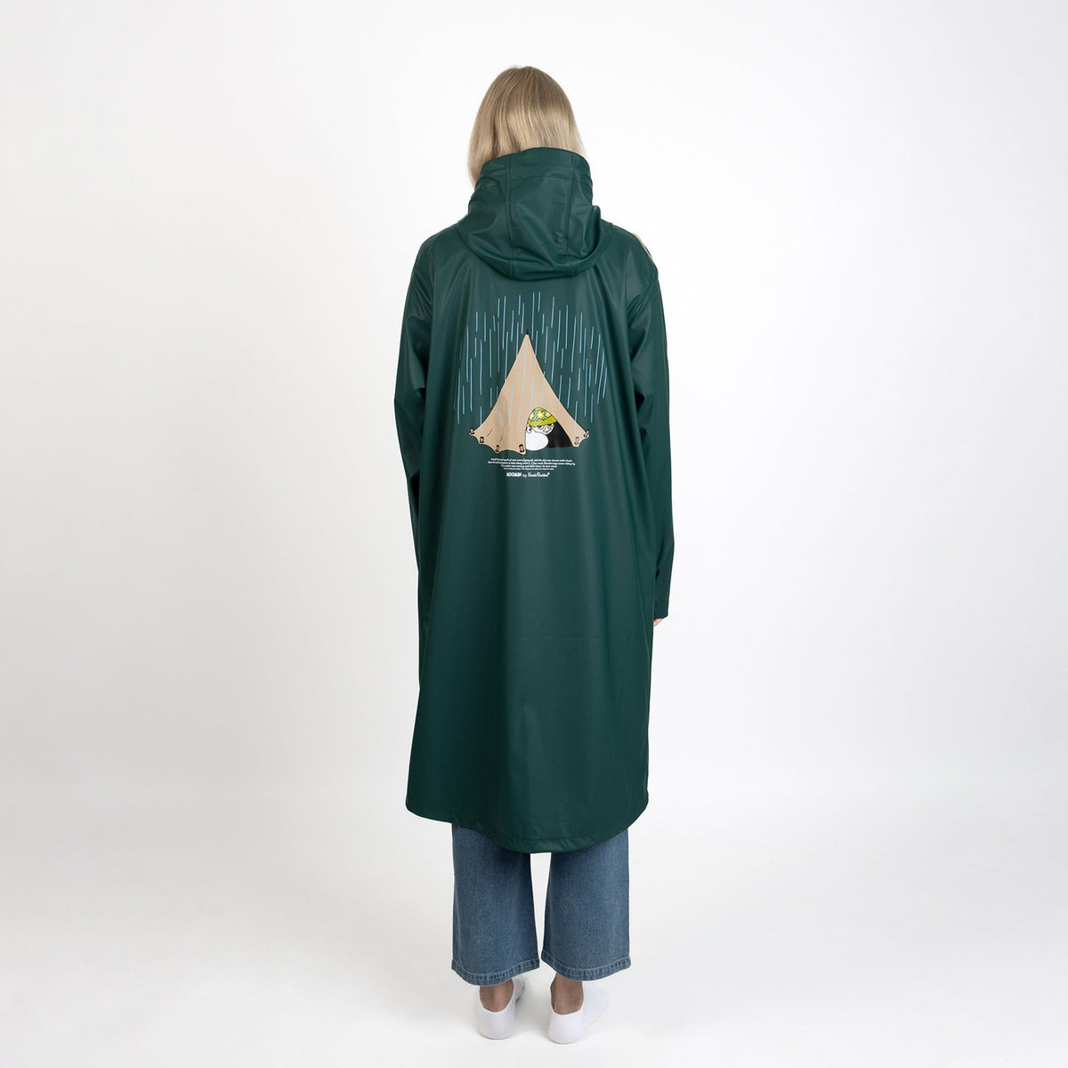 Mumin Regenjacke Dunkelgrün – Ansicht 5