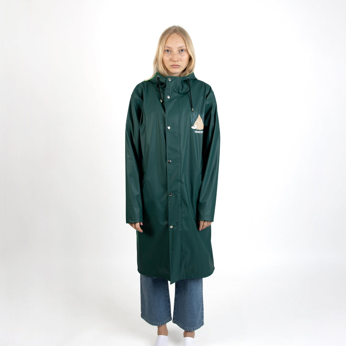 Mumin Regenjacke Dunkelgrün