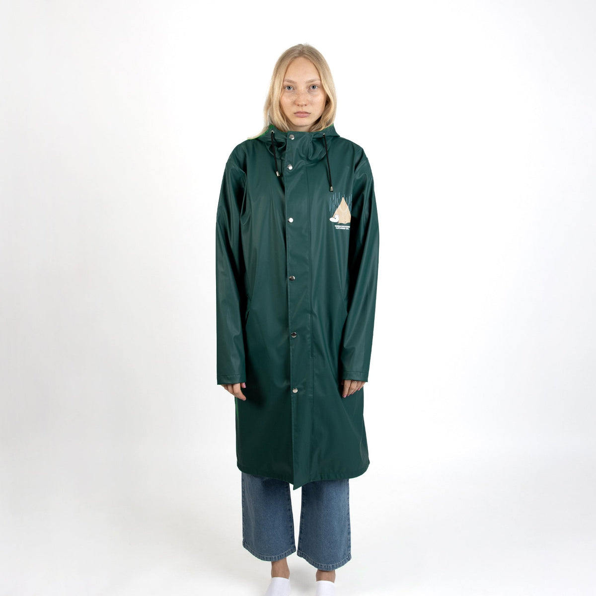 Mumin Regenjacke Dunkelgrün