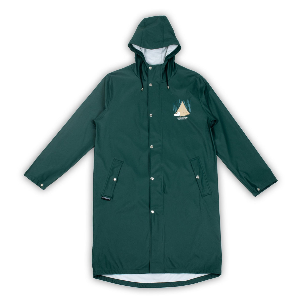 Mumin Regenjacke Dunkelgrün – Ansicht 2