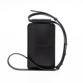 Handytasche aus Leder in Schwarz – Ansicht 6